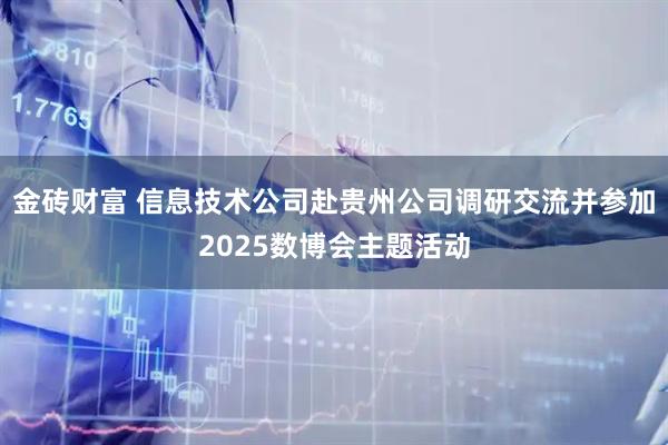 金砖财富 信息技术公司赴贵州公司调研交流并参加2025数博会主题活动