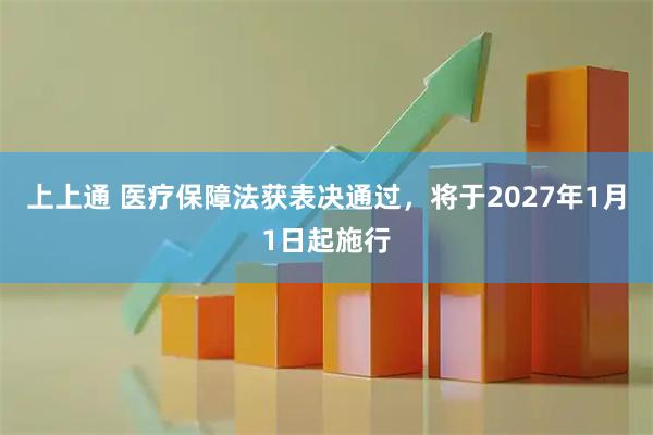 上上通 医疗保障法获表决通过，将于2027年1月1日起施行